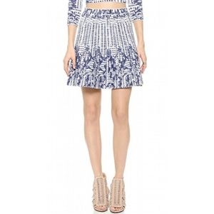NEW BCBG MAXAZRIA Peyton Jacquard A-line Knit Skirt